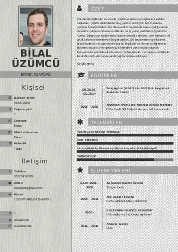 Kuaför Cv Örnekleri cv indir